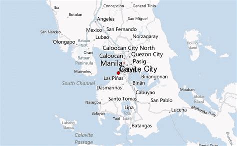 Cavite City Map, Map of Cavite City city .